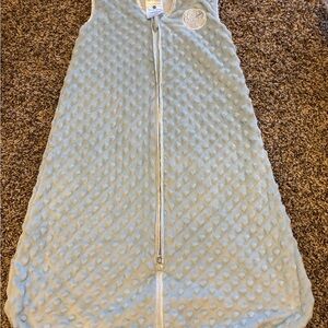 Halo Blue Textured Sleeveless Baby Sleeping Bag